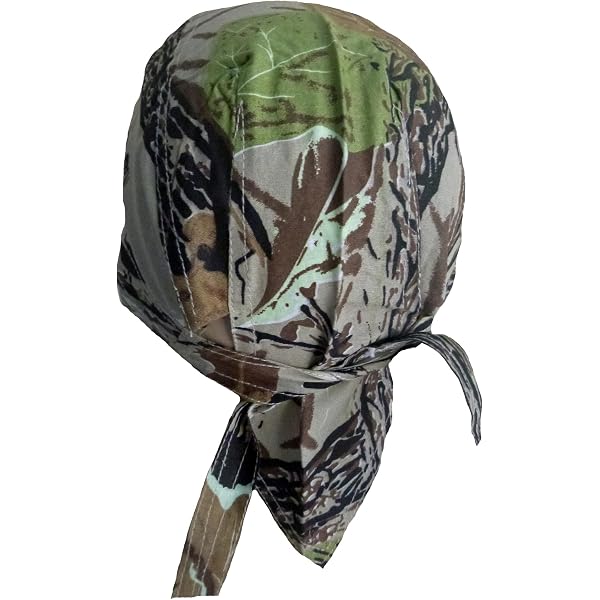 Amazon.com: Camouflage Doo Rag Camo Leaf Moss Oak Skull Cap